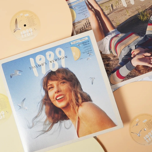 蜜橘黄彩胶2LP唱片 Swift泰勒斯威夫特1989重制版 法版 进口Taylor