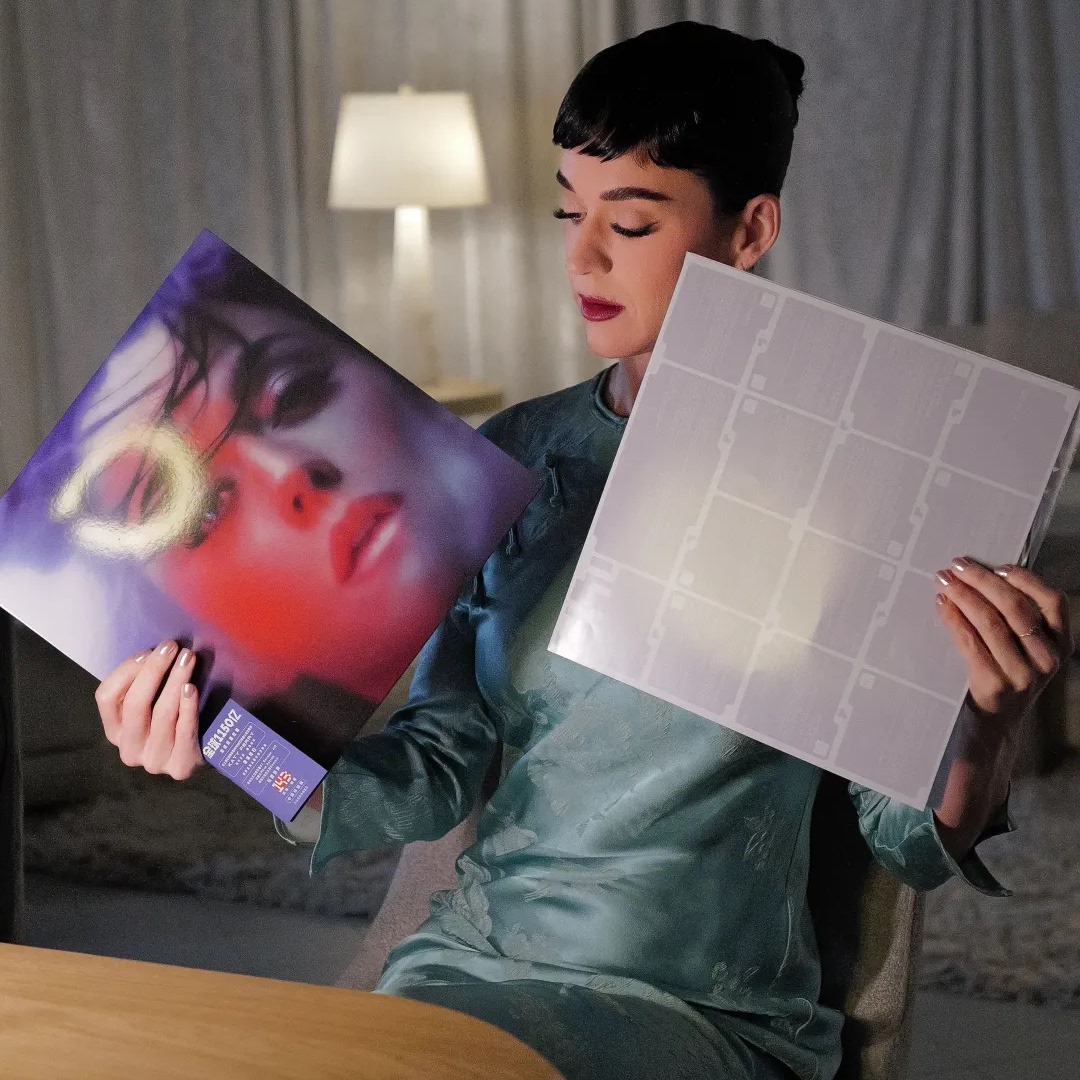 官方正版 水果姐专辑Katy Perry凯蒂佩里143首批带编码LP透明黑胶