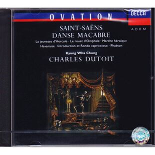 原装进口 查尔斯·迪图瓦 卡米尔·圣桑:骷髅之舞 德版CD
