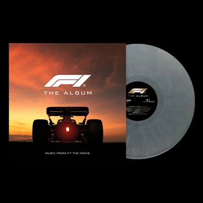 欧版进口F1 The Album狂飙飞车 电影原声带专辑LP透明银黑胶唱片