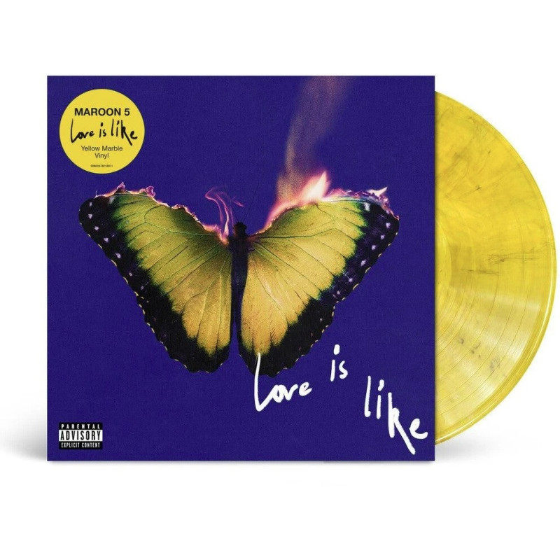 欧版进口Maroon5魔力红专辑Love Is Like爱像什么 黄胶LP黑胶唱片