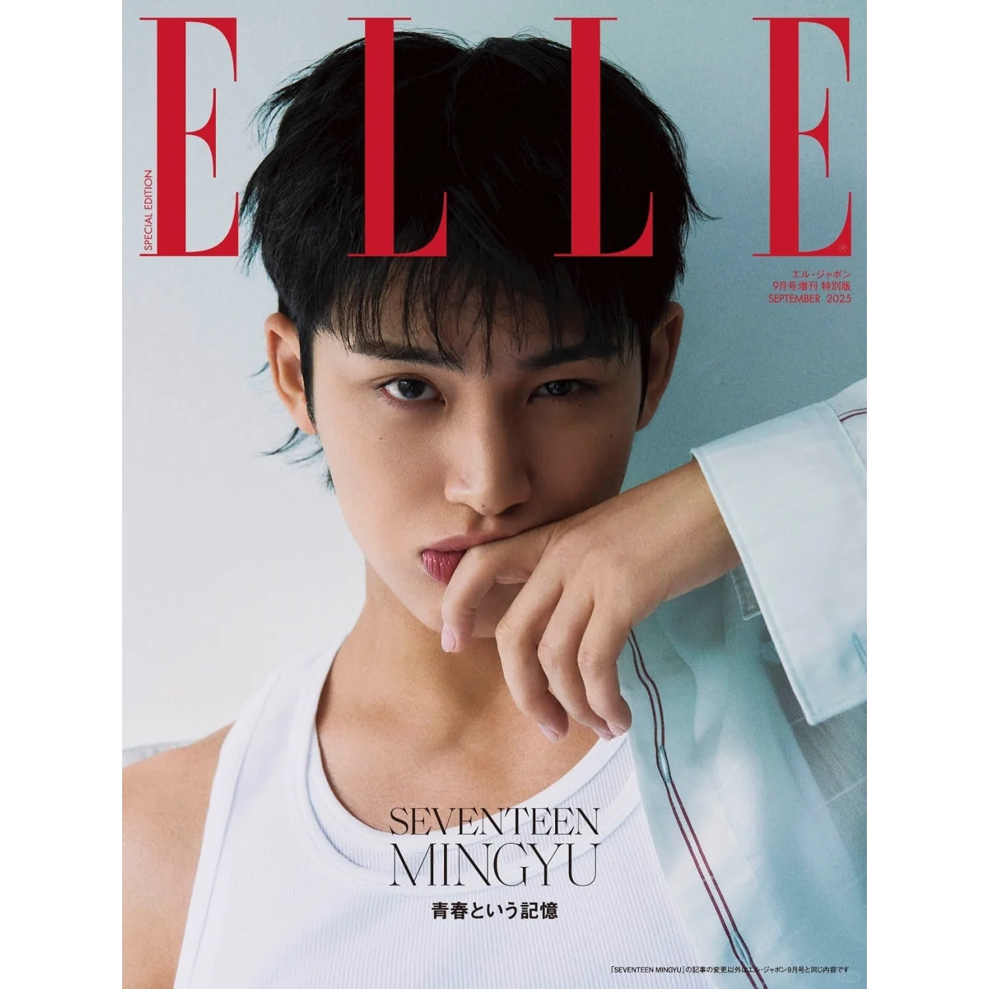 日文原版SEVENTEEN MINGYU金珉奎25年9月号増刊特別版A版封面杂志