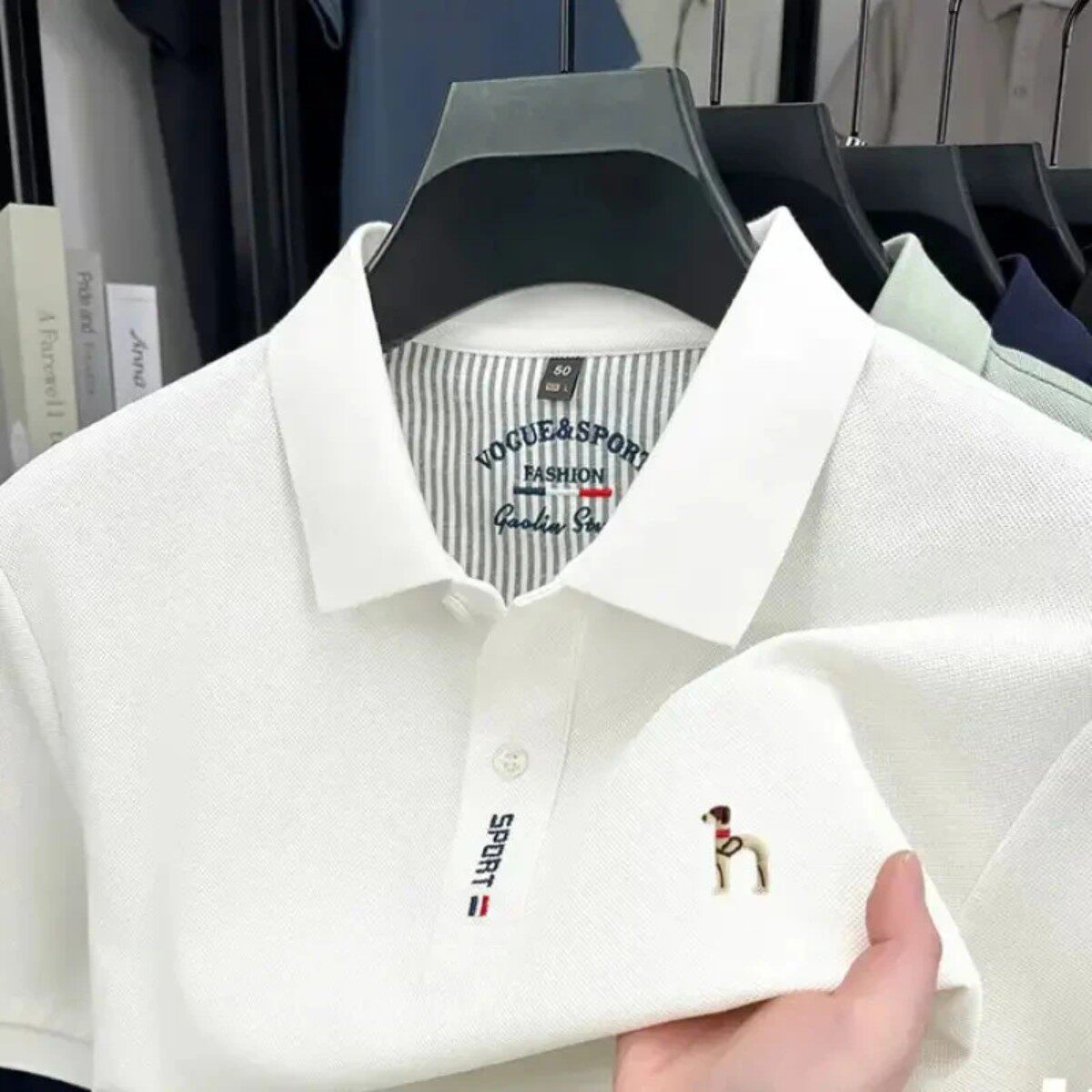 商务轻奢丨专柜品质夏季新款短袖T恤上衣男士纯棉翻领休闲polo衫