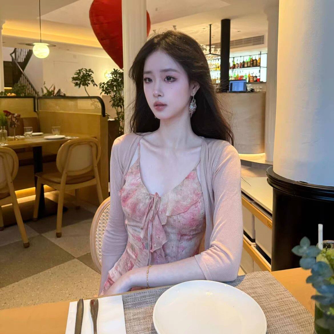 章蜜糖 随便搭都好看 温柔显瘦天丝亲肤防晒开衫薄外套针织空调衫