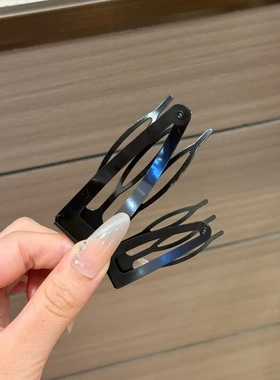 蓬松高颅顶黑色隐形插梳BB夹好用公主头小碎发神器侧边刘海发夹M