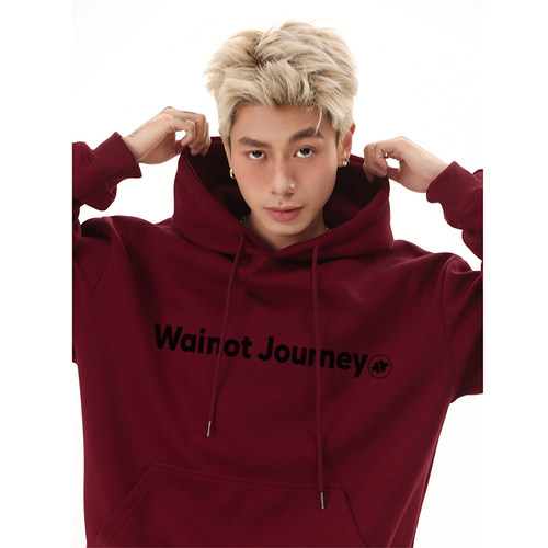 360G重磅连帽卫衣硬挺套头帽衫