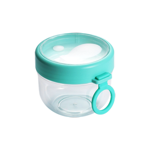 隔夜燕麦早餐杯可爱带盖勺酸奶杯便携微波炉牛奶杯麦片杯高颜值FD