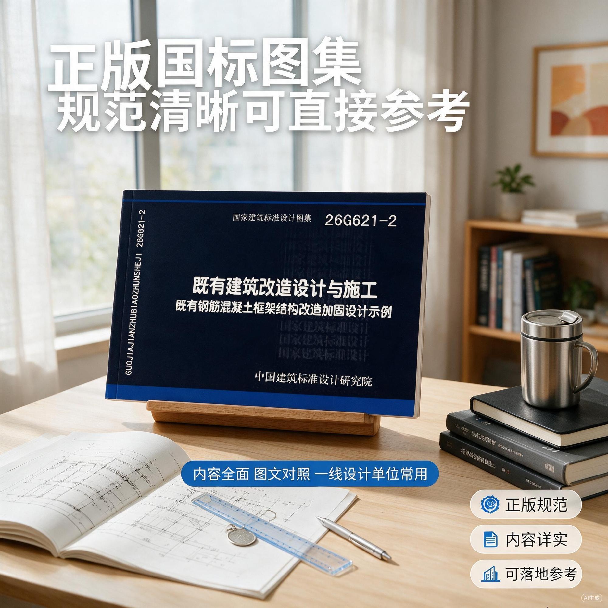 26G621-2既有建筑改造设计与施工 既有钢筋混凝土框架结构改造加固设计示例