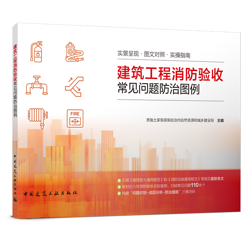 建筑工程消防验收常见问题防治图例实景呈现图文对照实操指南平面布局建筑防火消防水防排烟系统