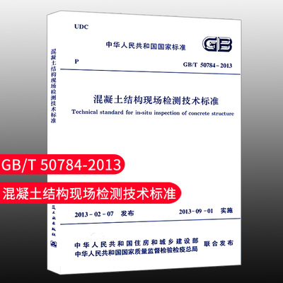 混凝土结构现场检测技术标准