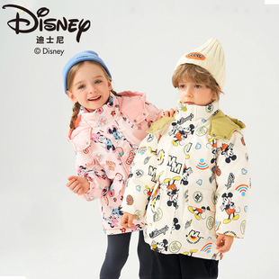 儿童羽绒服冬款 2025年新款 正品 双面男女童中大童604 迪士尼