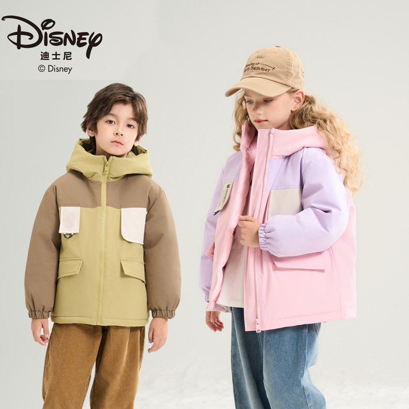 迪士尼儿童羽绒服加厚外穿连帽小童保暖秋冬潮风冬季保暖儿童外套,童装/婴儿装/亲子装,羽绒服,淘宝优惠券,粉丝福利购,淘宝优惠卷