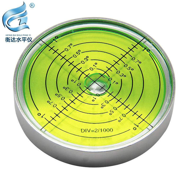 6012新品带磁金属万向r水平仪水平泡珠水准泡圆水准仪气泡高精度
