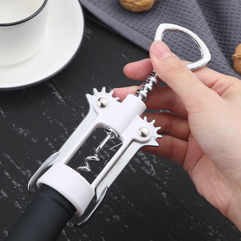 红酒开瓶器锌合金多用创意简易家用厨房小工具防滑啤酒起子