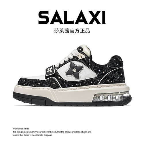 SALAXI情侣款2026春夏新品欧货潮牌欧若风满天星奥钻厚底运动鞋潮