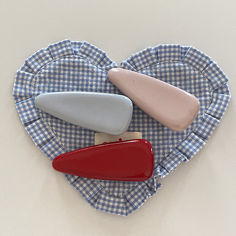 韩式时尚高级感水滴鸭嘴夹女发饰