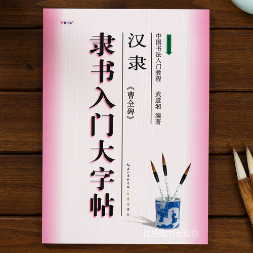 汉隶曹全碑隶书入门大字帖 中国书法初学入门教程武道湘编著学生成人毛笔字帖培训教材图书 长江出版传媒崇文书局初学者入门