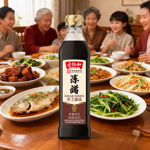 老恒和0添加陈醋420ml