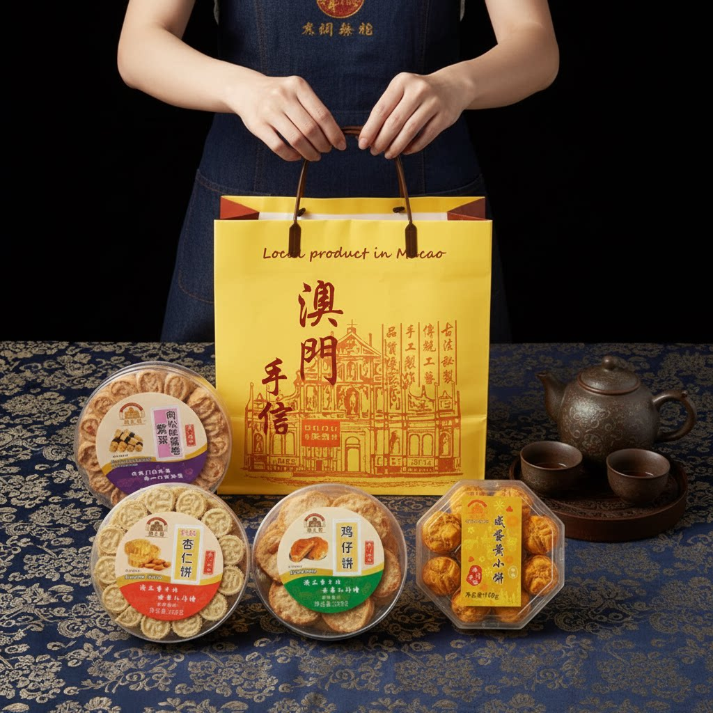 澳门四宝组合春节年货中式糕点年货糕点走亲戚特产零食节日礼品