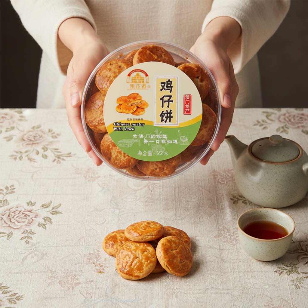 澳门手信广州鸡仔饼广东佛山上海特产手工饼休闲零食伴手礼
