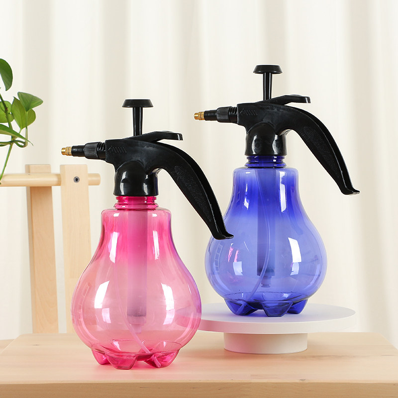 透明喷壶气压式打压喷雾器喷水瓶浇花浇水喷水养花工具清洁华丰