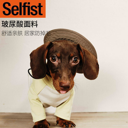 纯棉凉凉衣selfist玻尿酸狗猫