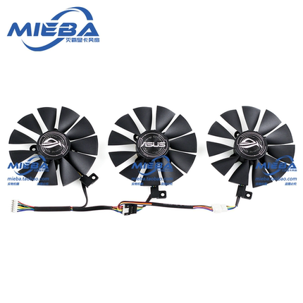 华硕猛禽GTX1060 1070 1080 RX570 580 480显卡风扇PLD09210S12HH