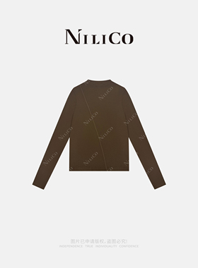 NILICO陈媚【原生T】气质设计感柔软舒适裁剪显瘦百搭T恤