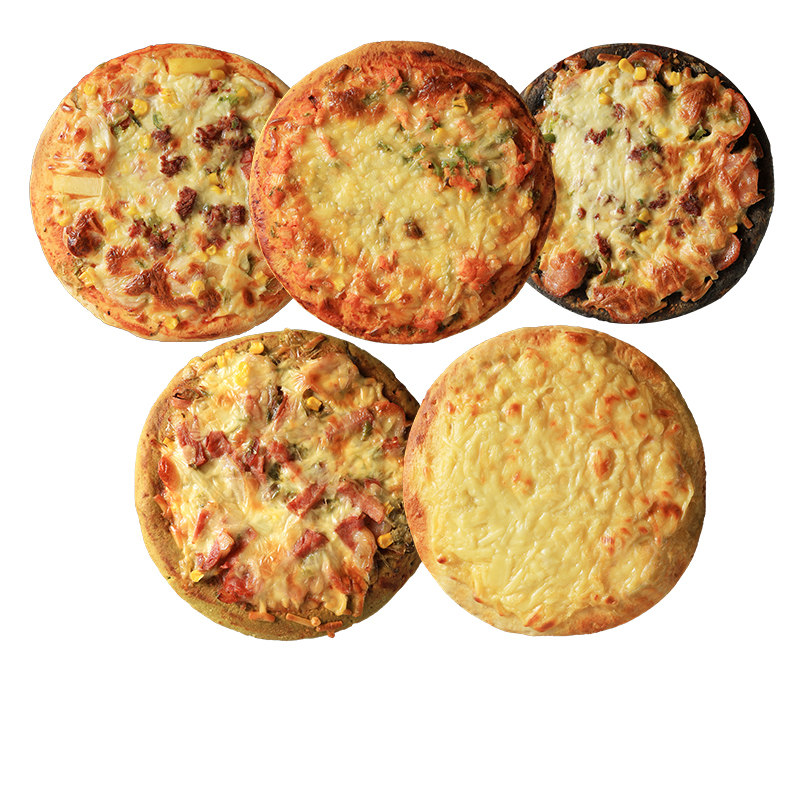 咖啡店西餐厅商用至尊厚底披萨饼半成品pizza整箱烤箱加热即食