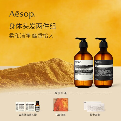 Aesop伊索身体头发两件组