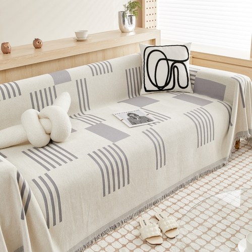 沙发巾雪尼尔防滑防猫抓网红ins