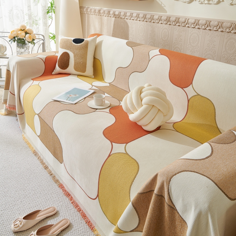 沙发巾盖布新款沙发垫2024四季通用高级感万能全包盖沙发套罩毯子
