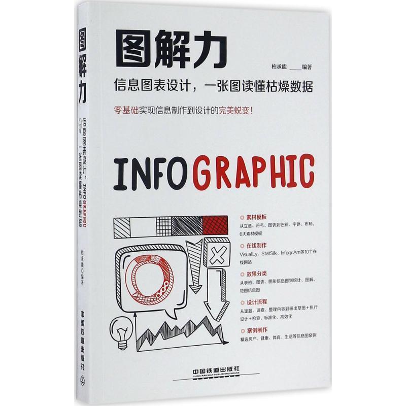 【正版书籍】 图解力:信息图表设计，一张图读懂枯燥数据 柏承能 中国铁道出版社