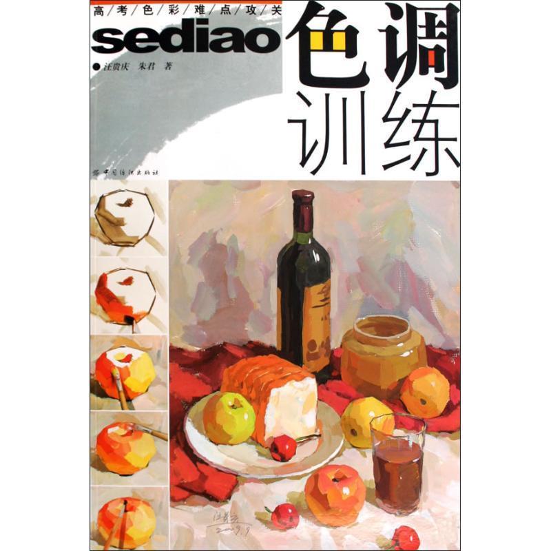 【正版书籍】 高考色彩难点攻关.色调训练 汪贵庆,朱君 著 中国纺织出版社