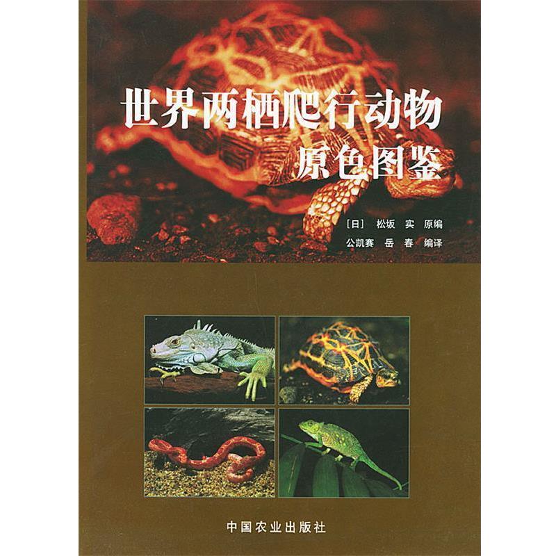 【正版书籍】 世界两栖爬行动物原色图鉴 （日）松坂实 原编,公凯赛,岳春 编译 中国农业出版社