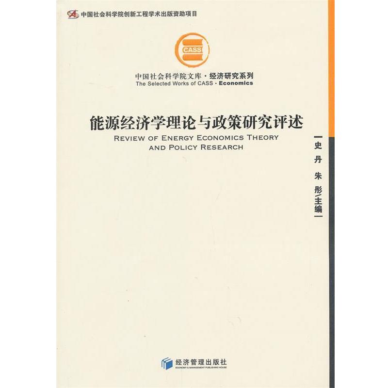 【正版书籍】 能源经济学理论与政策研究评述 史丹,朱彤 经济管理出版社