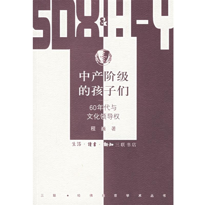 【正版书籍】 中产阶级的孩子们:60年代与文化领导权 程巍 著 生活·读书·新知三联书店