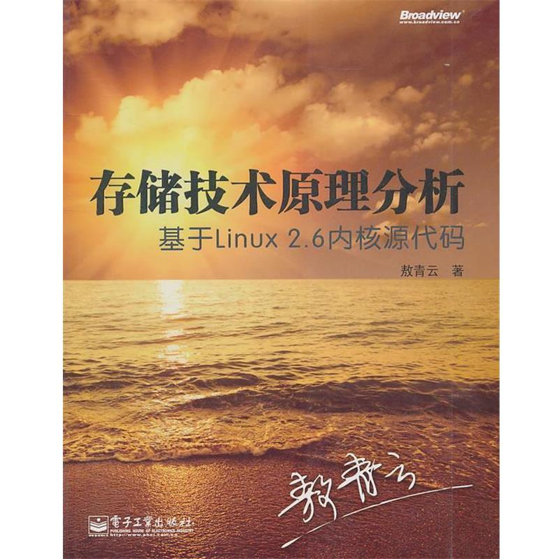 【正版书籍】 存储技术原理分析:基于Linux 2.6内核源代码 敖青云 著 电子工业出版社