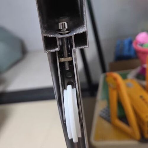 推拉门轮衣柜门滑轮铝合金门卫生间滚轮上下轮底部静音玻璃铝合金