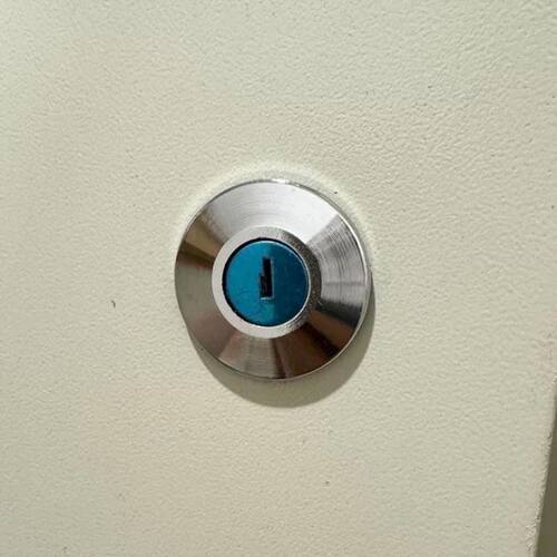 配电箱锁三角MS403圆柱锁MS401工业设备十字铜锁芯转舌锁圆锁