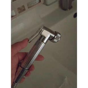 增压冲洗花洒洁身器净身妇洗器不锈钢伴侣喷头 全铜马桶喷枪套装