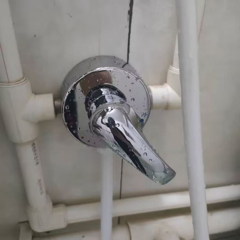 混水阀通用冷热洗澡开关热水器开关阀贴墙式海尔美的淋浴明装配件
