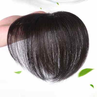 假发头顶补发片真发自然无痕遮盖白发一片式轻薄增发量女士补发块