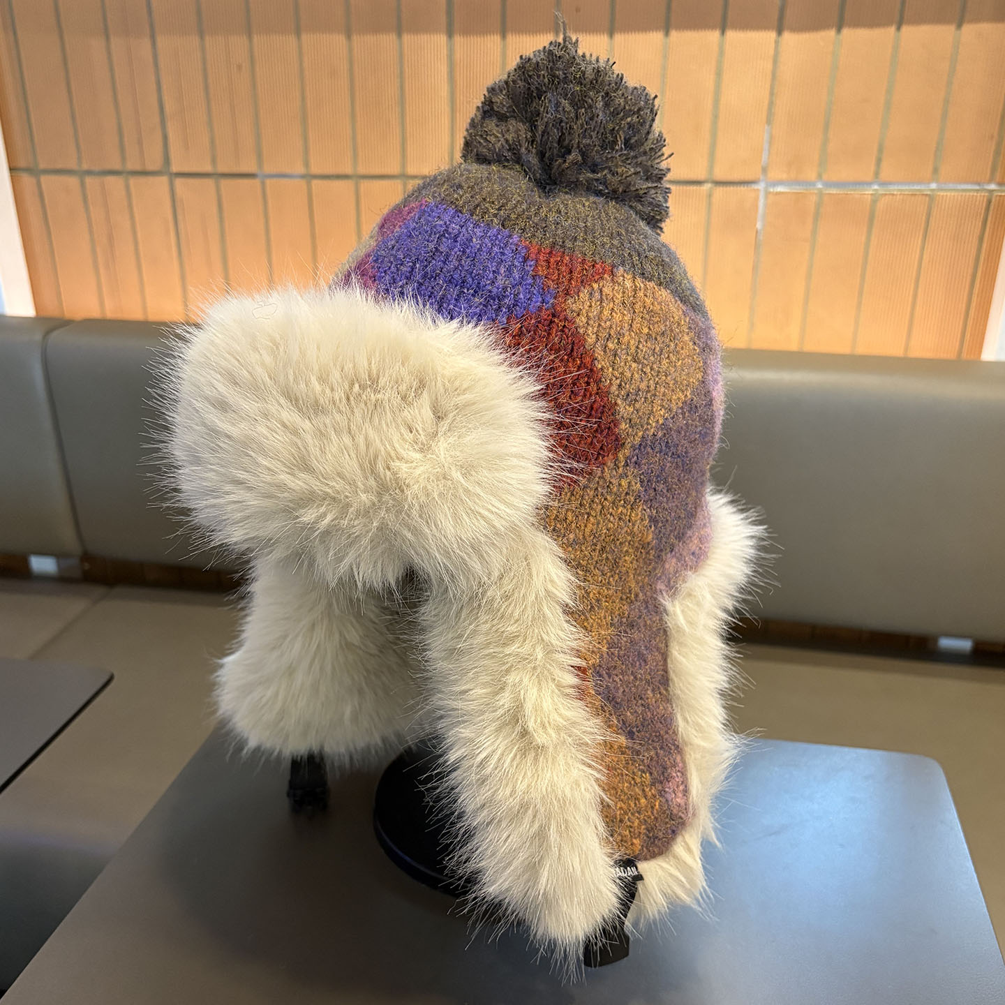 针织川西帽保暖冬季加厚护耳帽潮