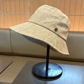 复古极简风时尚 百搭渔夫帽女遮阳防晒显脸小休闲素颜水桶帽太阳帽