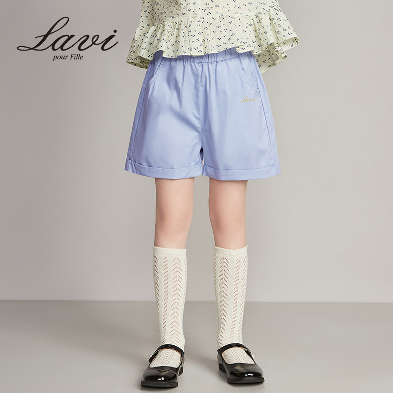 MQD旗下LAVI儿童纯棉短裤中大童裤子2023夏季新款女童休闲裤百搭怎么样,好用不?