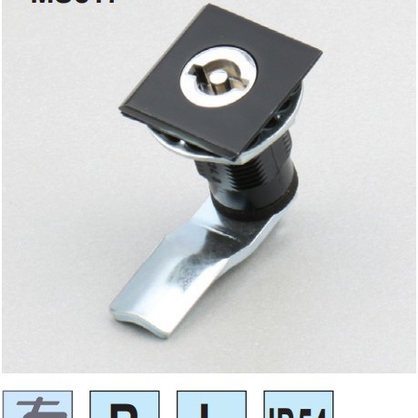 工业柜门锁圆柱锁回转直角锁电气