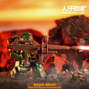 战锤40K星际战士暗黑圣血极限仲裁者第三方积木人仔拼装玩具