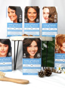 3件8折！Tints of Nature英国进口植物染发剂孕妇可用天然遮白发