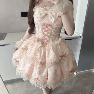 梦幻芭蕾公主Lolita繁花序曲日常lolita洋装生日洛丽塔连衣裙童话